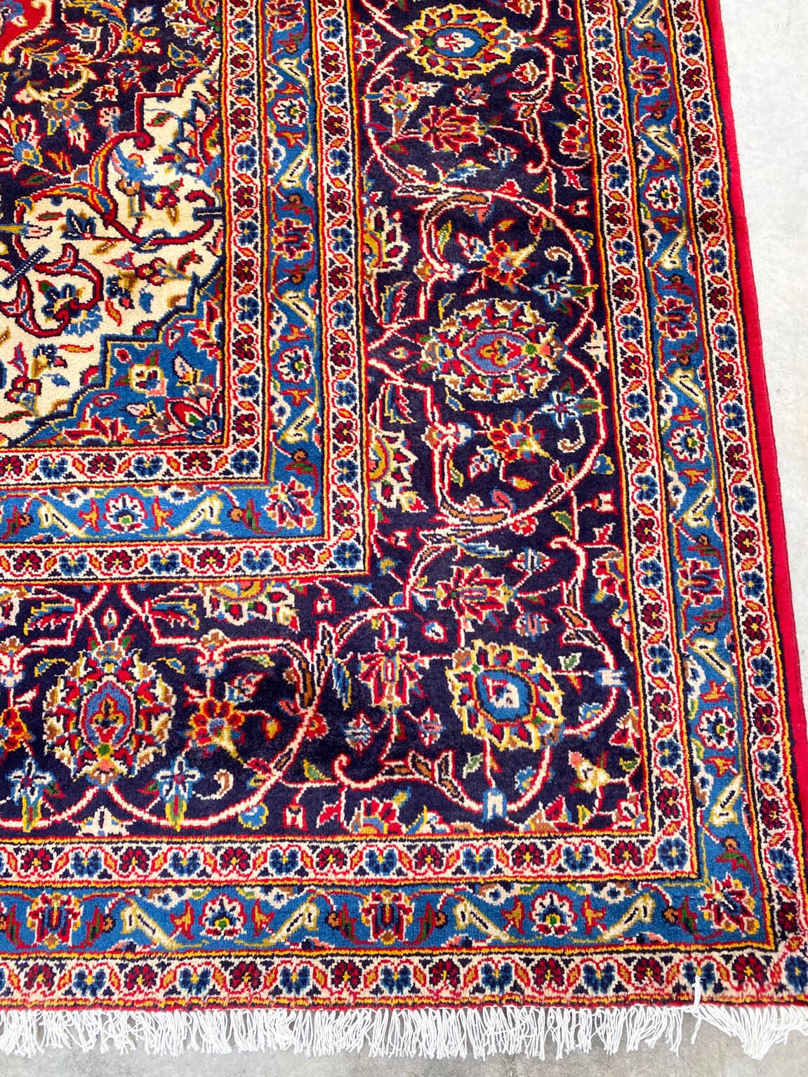 4x3M Royal Traditional Persian Kashan Rug - Image 4