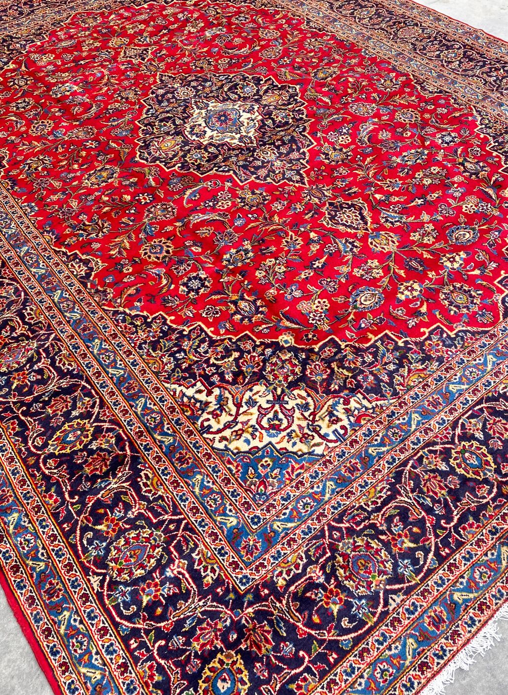 4x3M Royal Traditional Persian Kashan Rug - Image 8