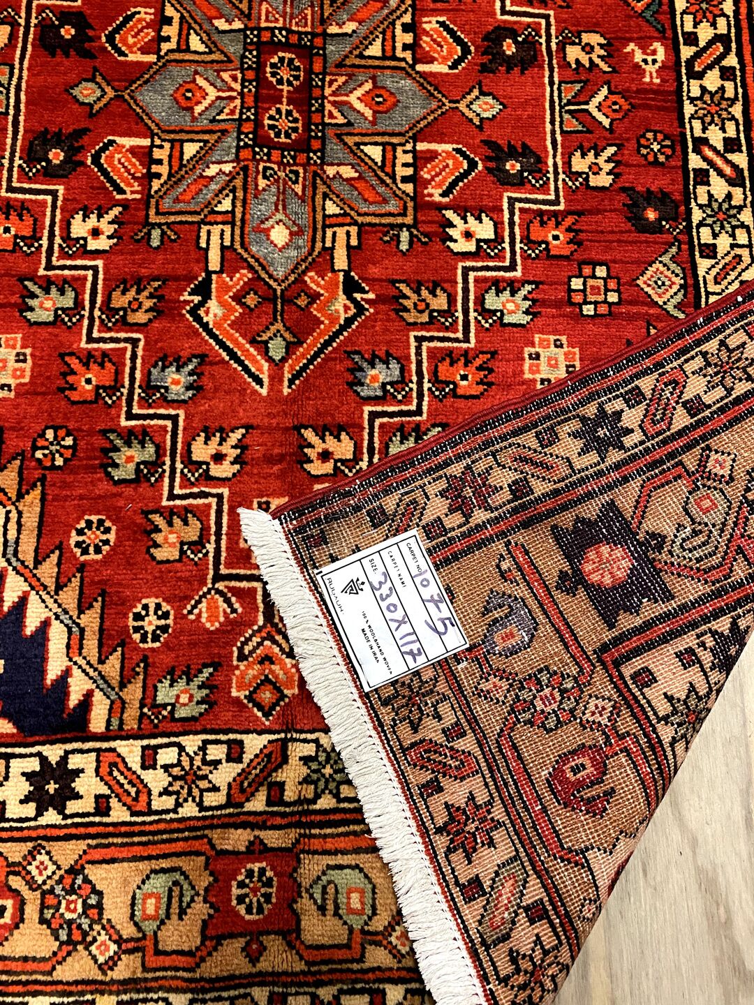 3.3 M Ardebil Persian Runner Rug - Image 3