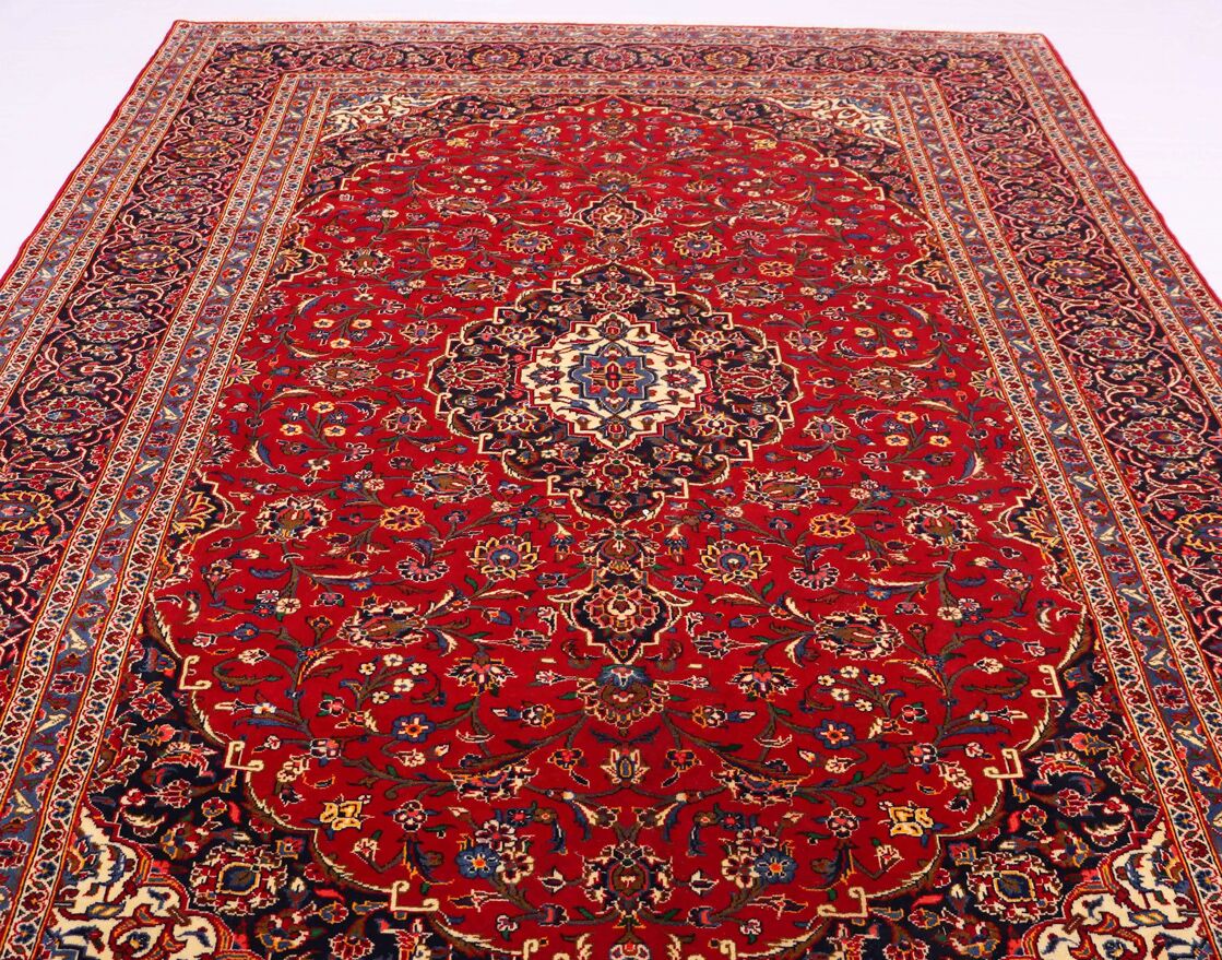 3.5x2.4M Royal Traditional Persian Kashan Rug - Image 5
