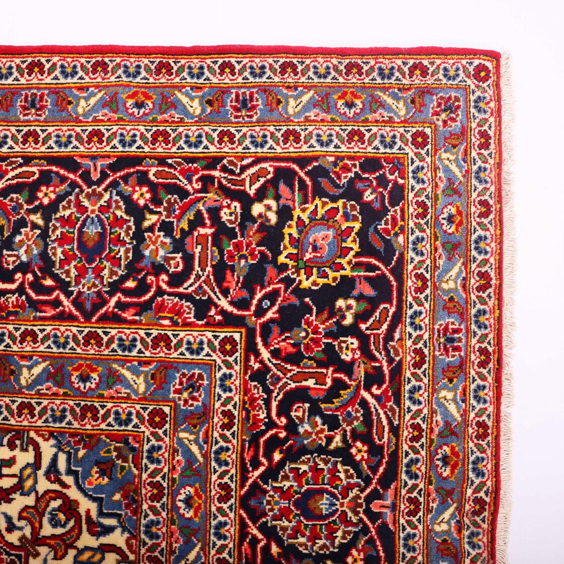 3.5x2.4M Royal Traditional Persian Kashan Rug - Image 4