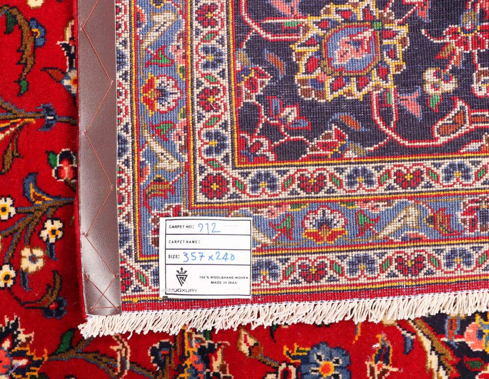 3.5x2.4M Royal Traditional Persian Kashan Rug - Image 6
