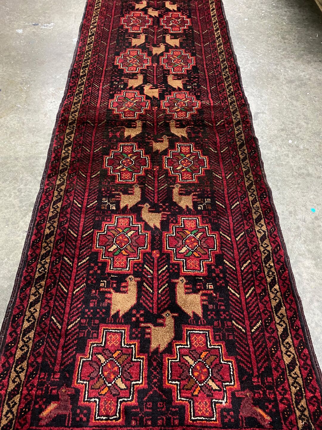 2M Long Balouchi Tribal Runner - Image 2