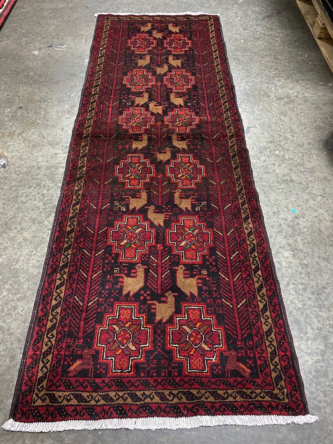 2M Long Balouchi Tribal Runner - Image 4