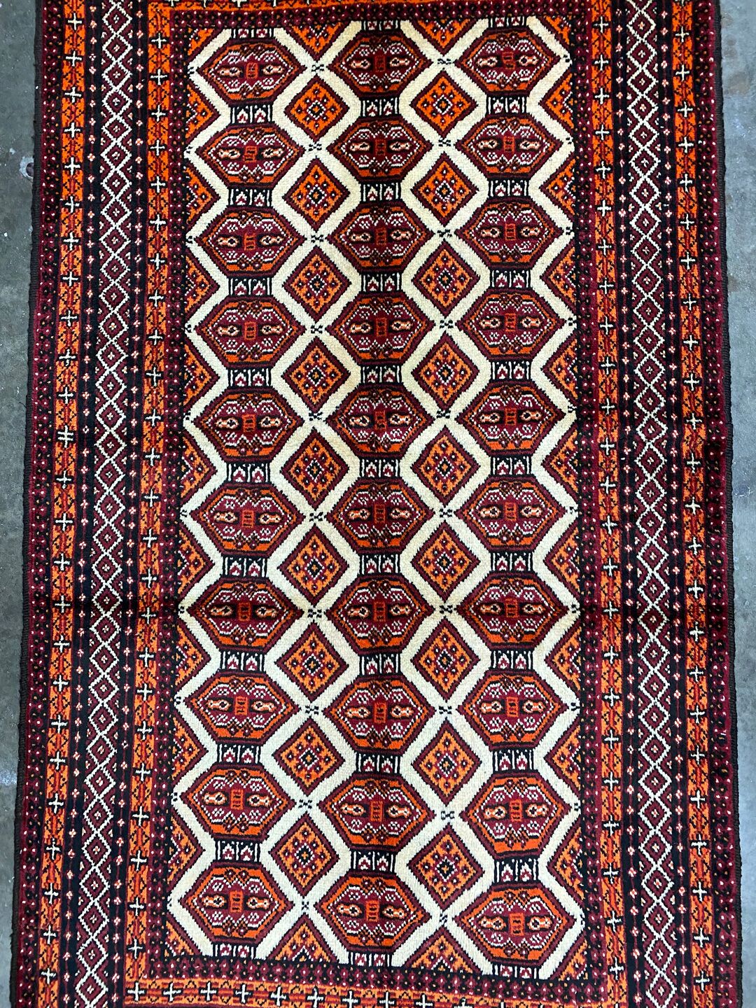 1.8x1M Persian Balouchi Nomadic Rug - Image 4