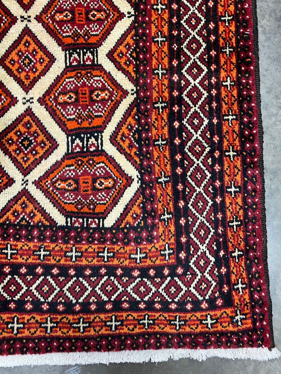 1.8x1M Persian Balouchi Nomadic Rug - Image 5