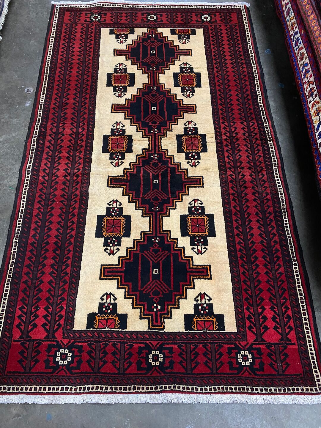 Discounted 2x1M Persian Balouchi Nomadic Rug - Image 2