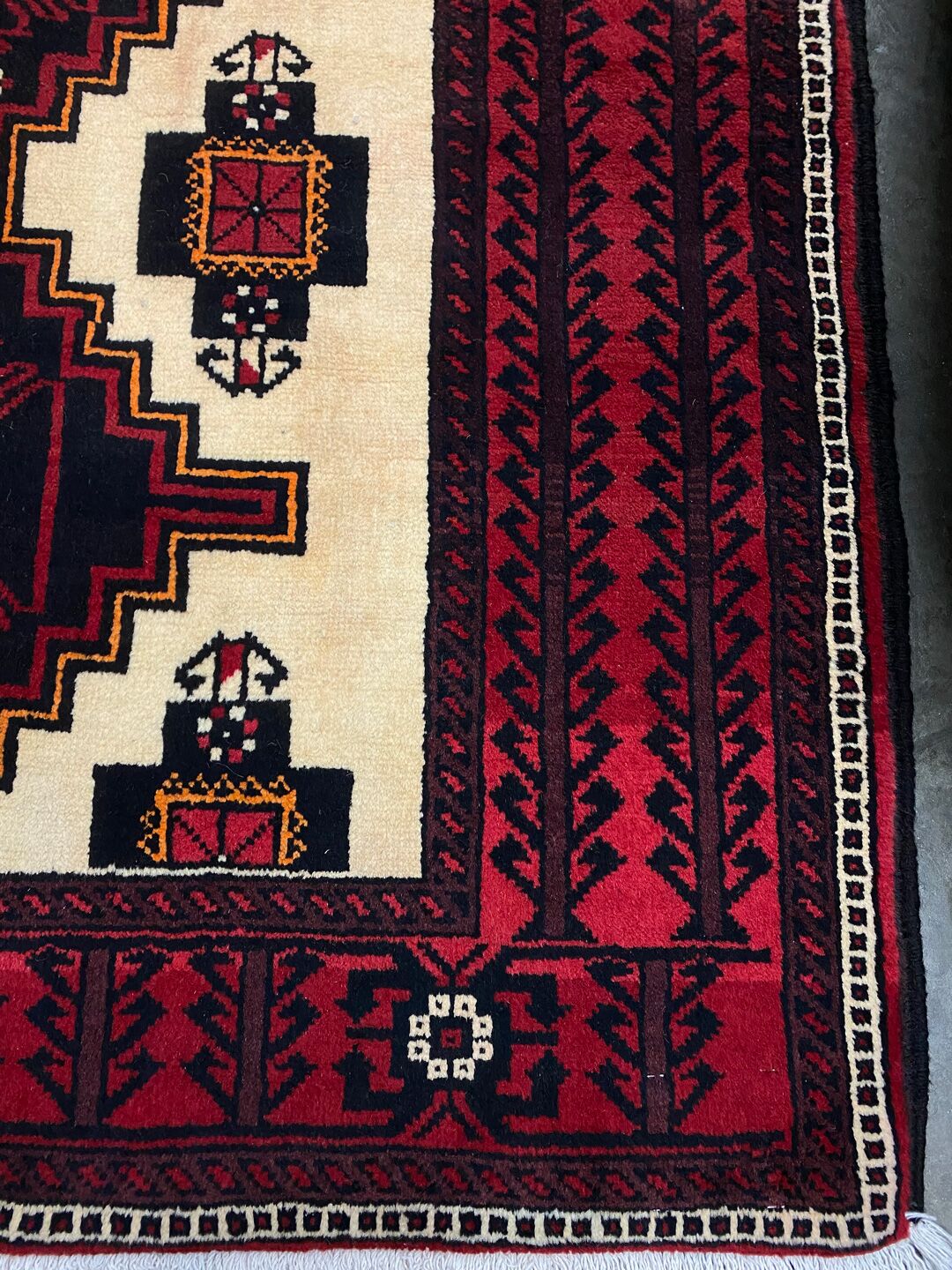 Discounted 2x1M Persian Balouchi Nomadic Rug - Image 6