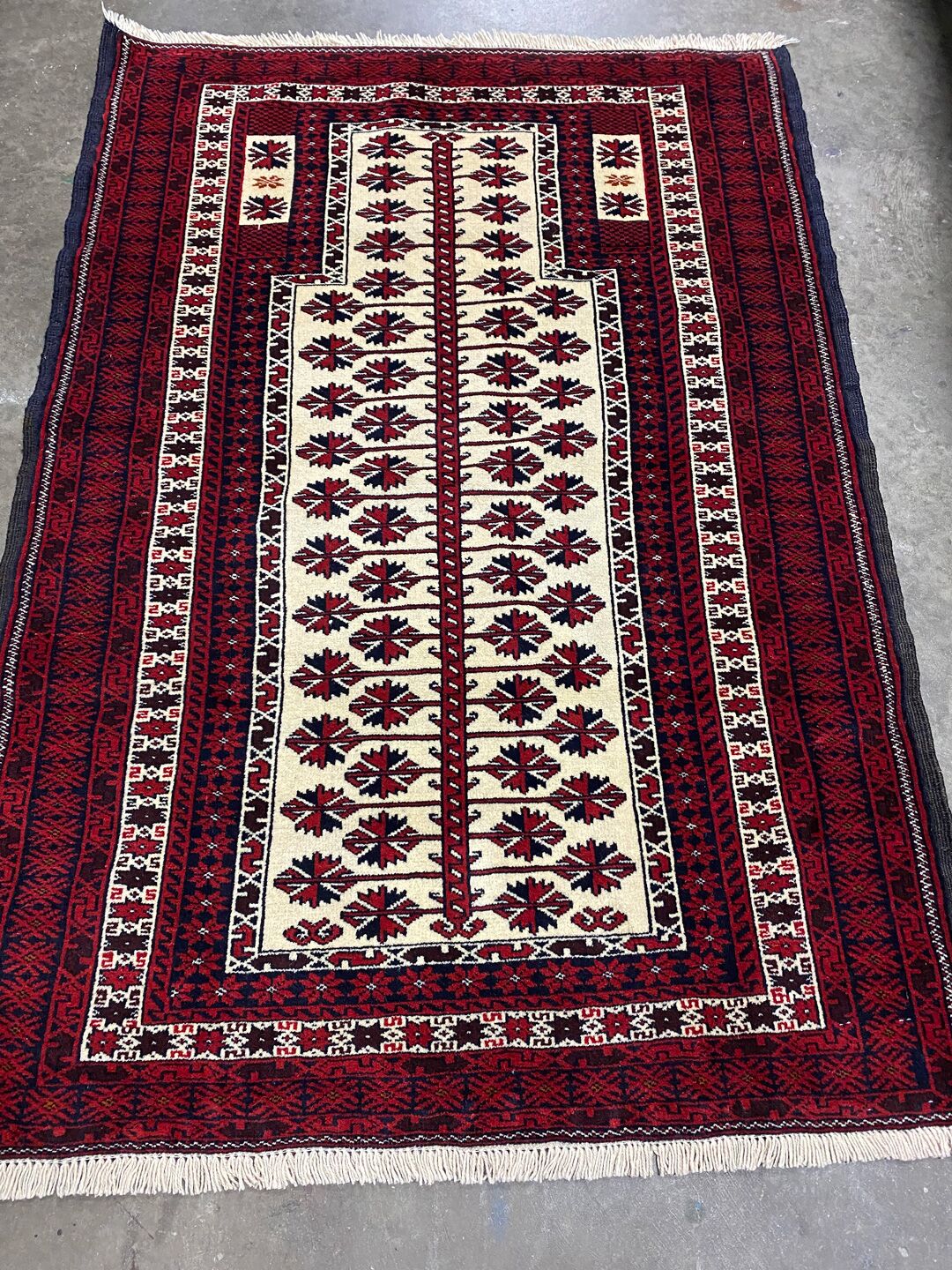 Antique Prayer Rug (Balouchi) - Image 2