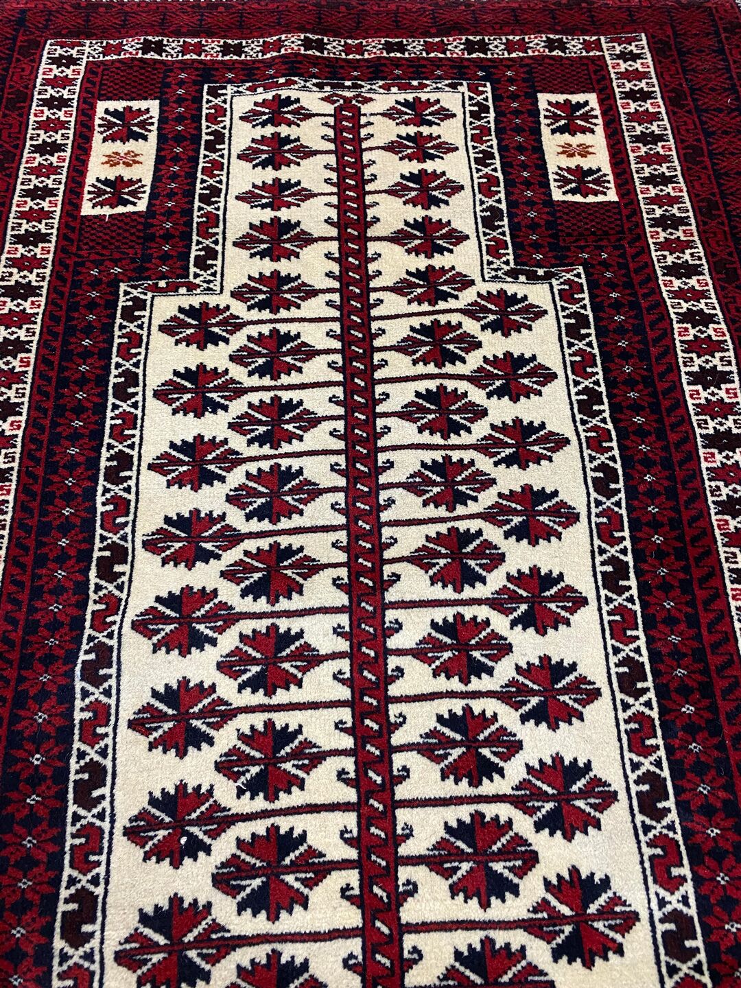 Antique Prayer Rug (Balouchi) - Image 4
