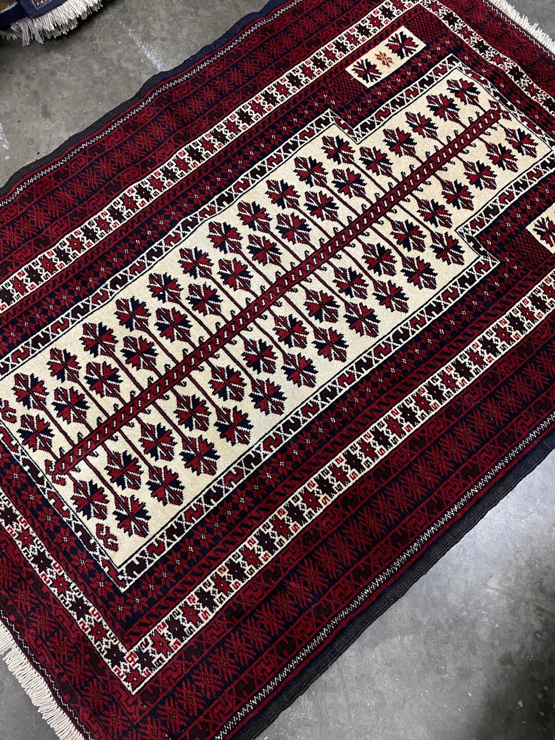 Antique Prayer Rug (Balouchi) - Image 5