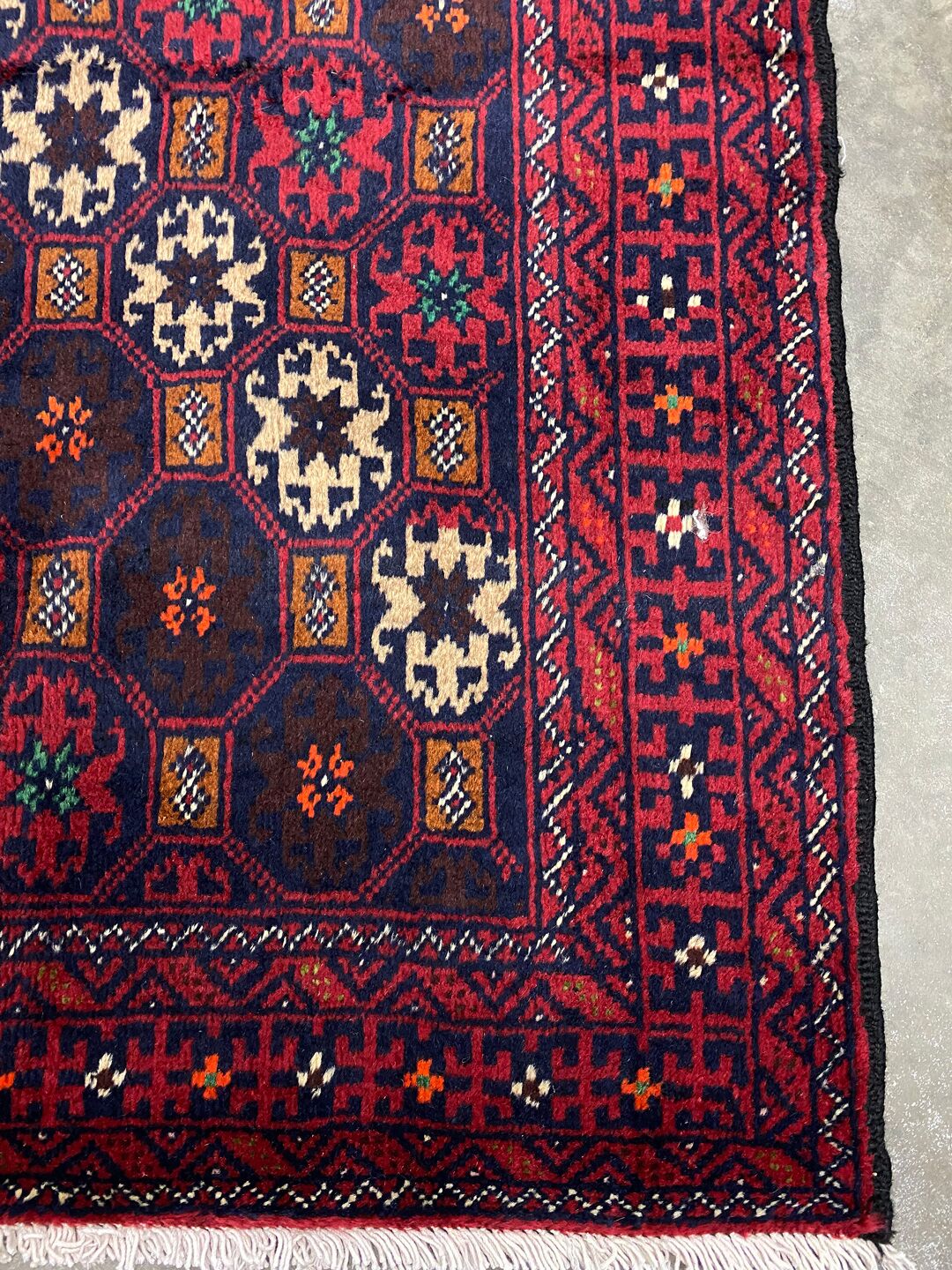 1.7x0.9M Persian Balouchi Nomadic Rug - Image 5