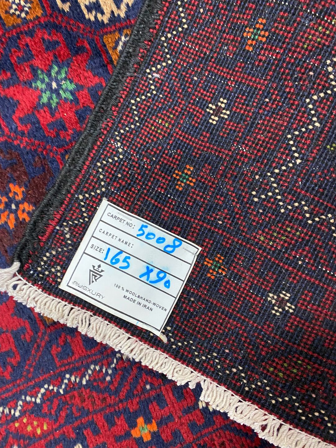 1.7x0.9M Persian Balouchi Nomadic Rug - Image 6