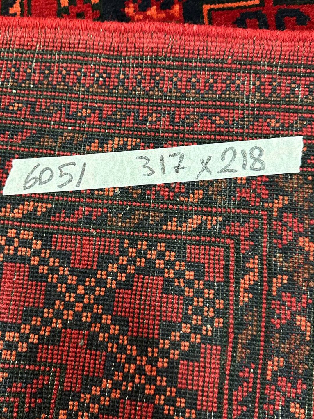3.17 x 2.18M Antique Afghan Ersari Rug - Image 10