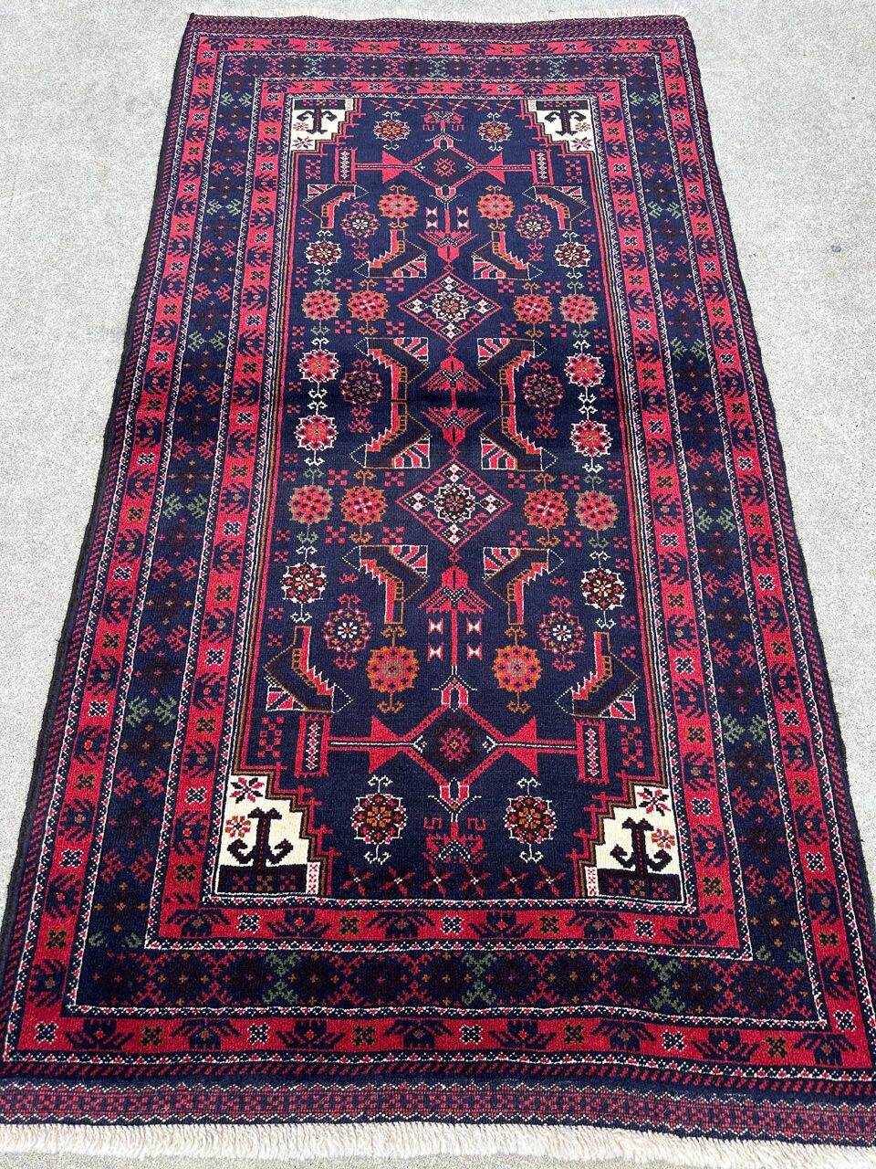 1.8x1M Persian Balouchi Nomadic Rug - Image 5