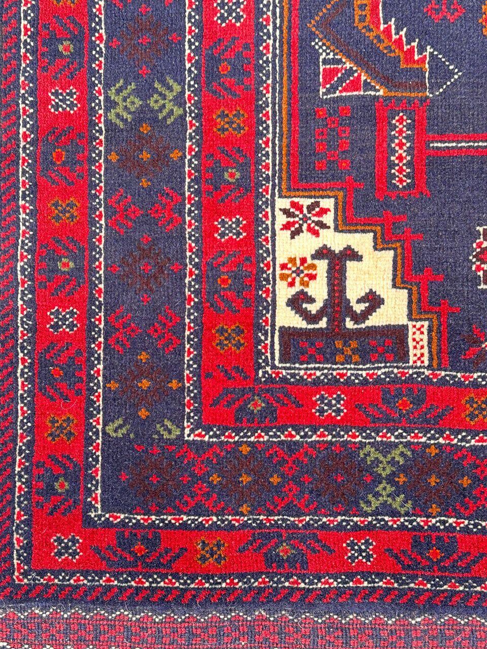 1.8x1M Persian Balouchi Nomadic Rug - Image 7
