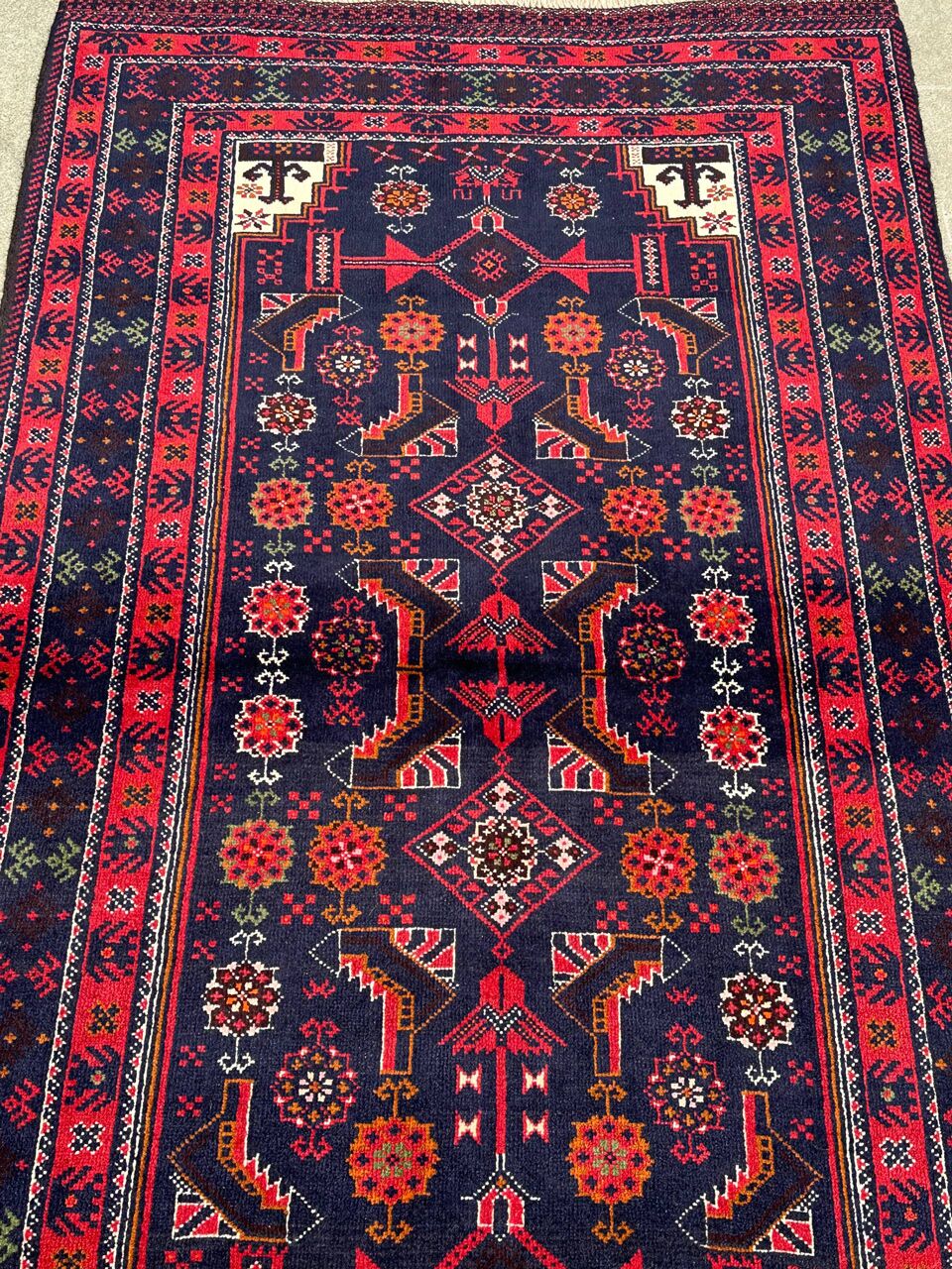 1.8x1M Persian Balouchi Nomadic Rug
