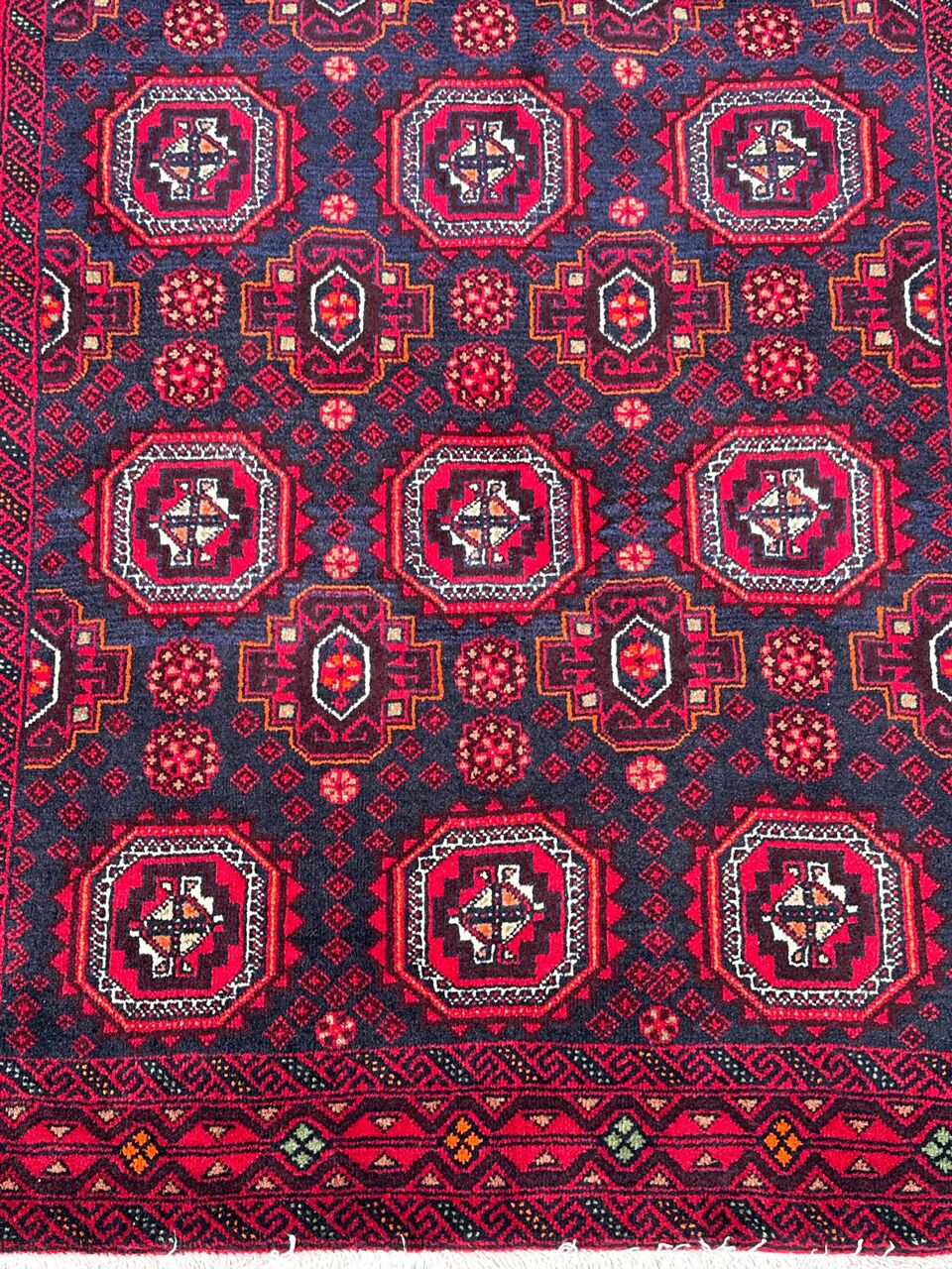 2x1M Persian Balouchi Nomadic Rug