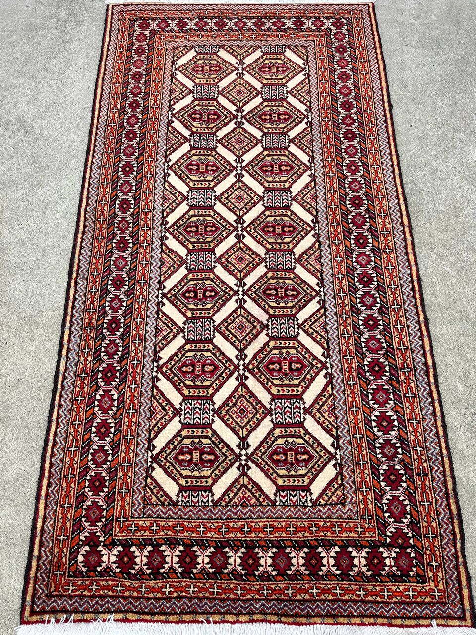 1.9x1M Persian Balouchi Nomadic Rug - Image 2