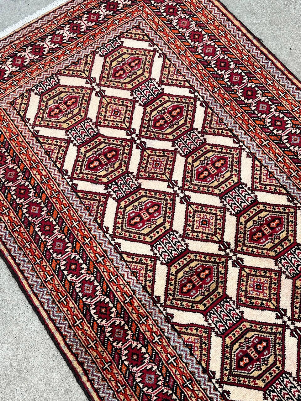 1.9x1M Persian Balouchi Nomadic Rug - Image 5