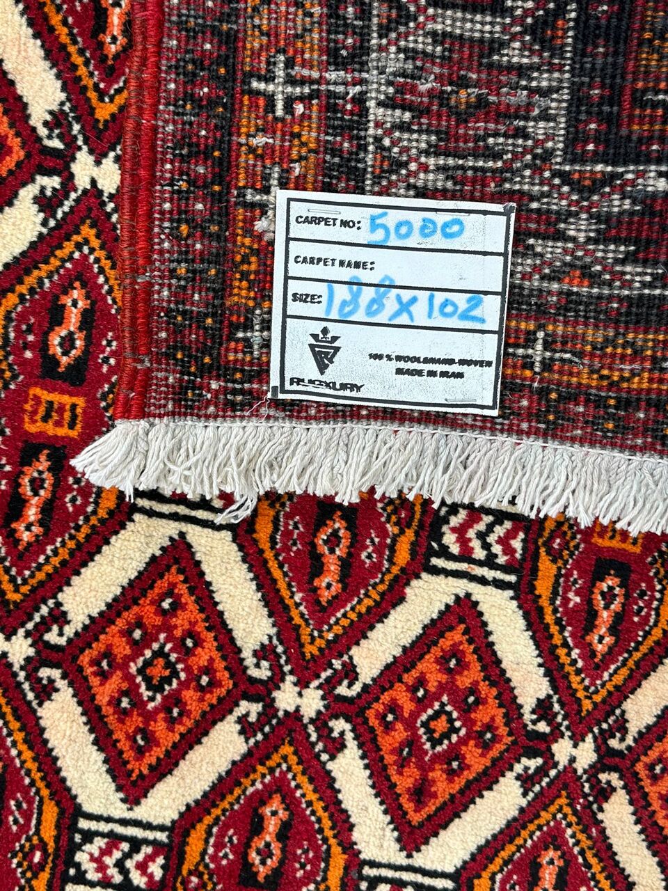 Discounted 1.8x1M Persian Balouchi Nomadic Rug - Image 6