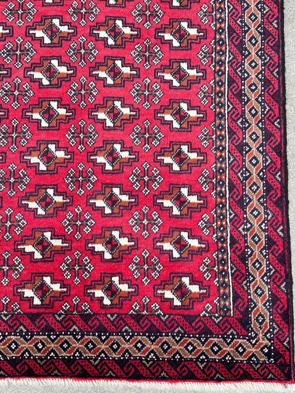 1.9x1M Persian Balouchi Nomadic Rug - Image 4