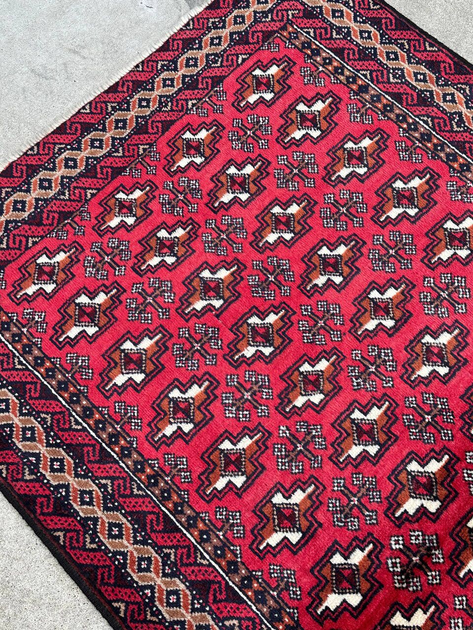 1.9x1M Persian Balouchi Nomadic Rug - Image 5