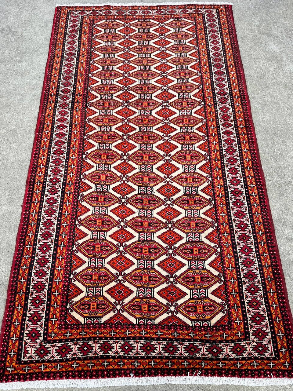 1.9x1M Persian Balouchi Nomadic Rug - Image 2