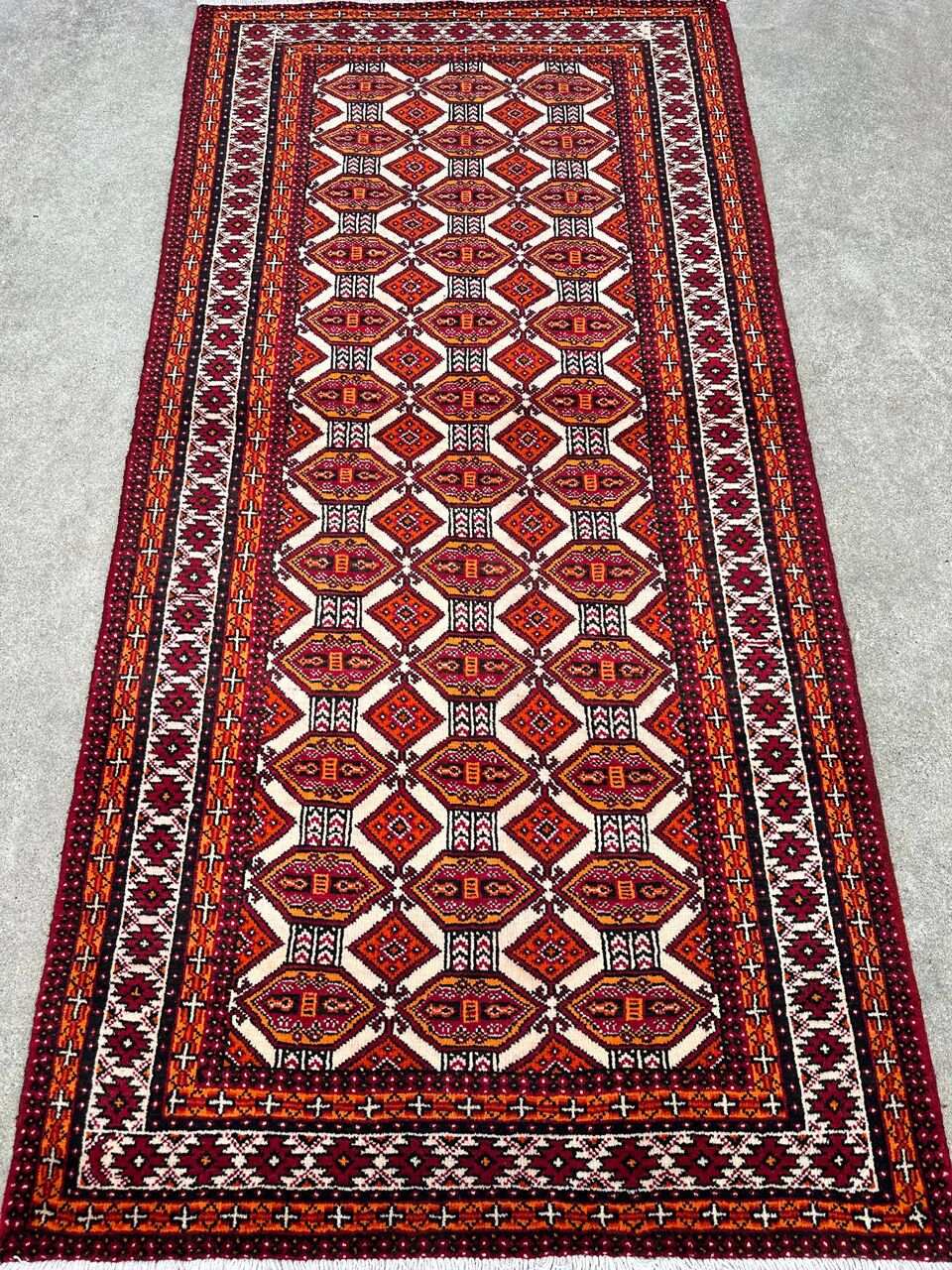 2x1M Persian Balouchi Nomadic Rug - Image 2