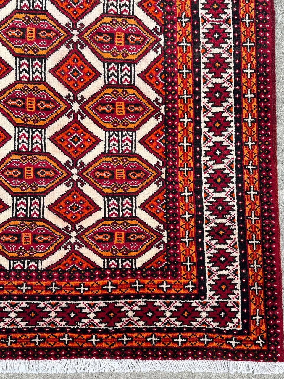 2x1M Persian Balouchi Nomadic Rug - Image 4