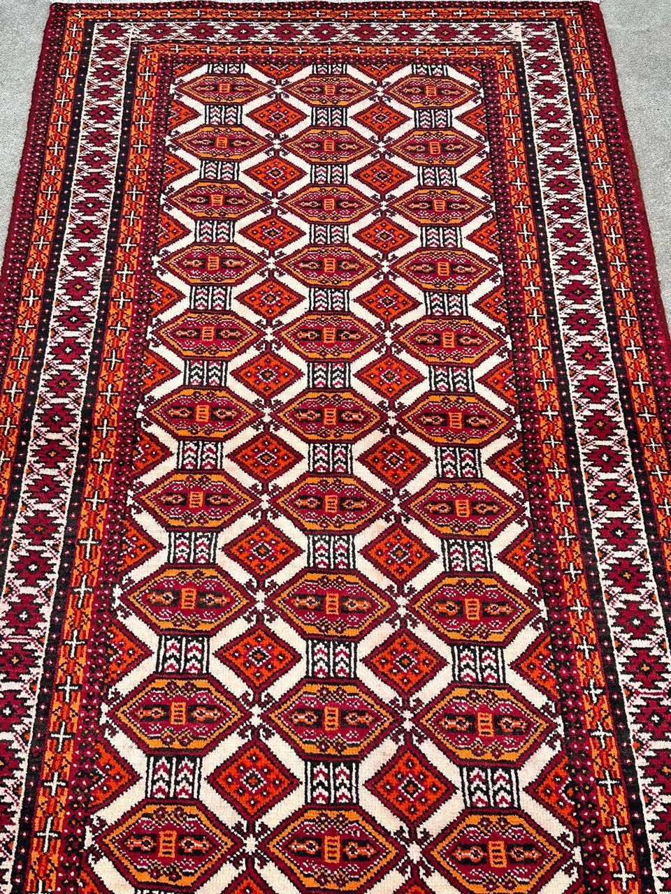 2x1M Persian Balouchi Nomadic Rug