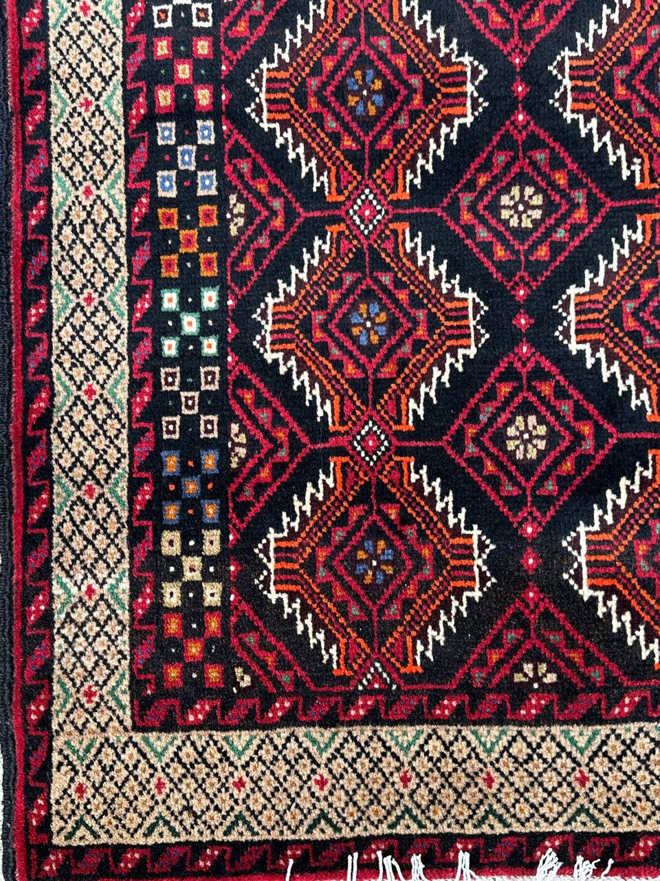 1.9x1M Persian Balouchi Nomadic Rug - Image 5