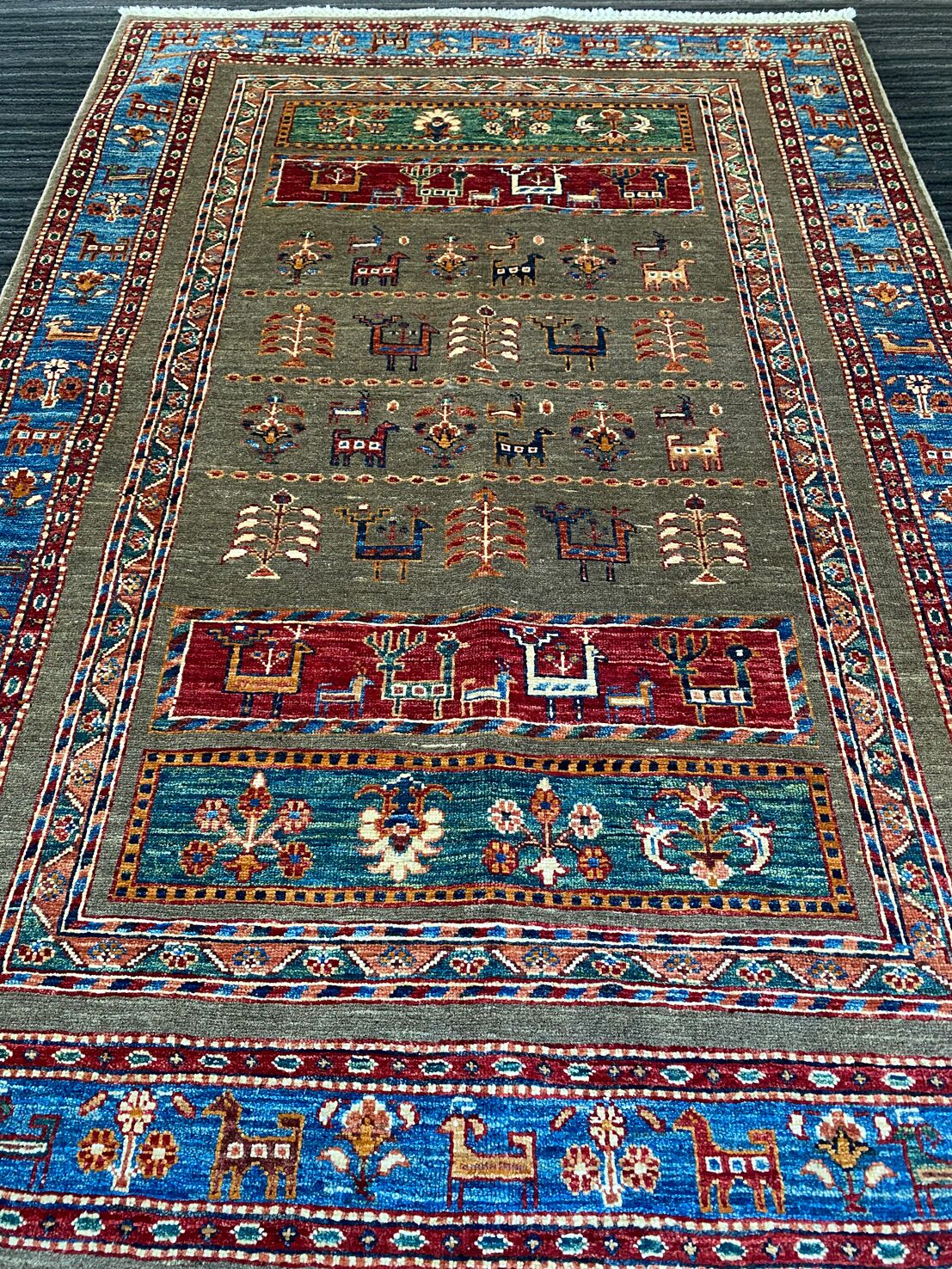 1.8 X 1.26 M Masterpiece Super Chobi Afghan Rug - Image 4
