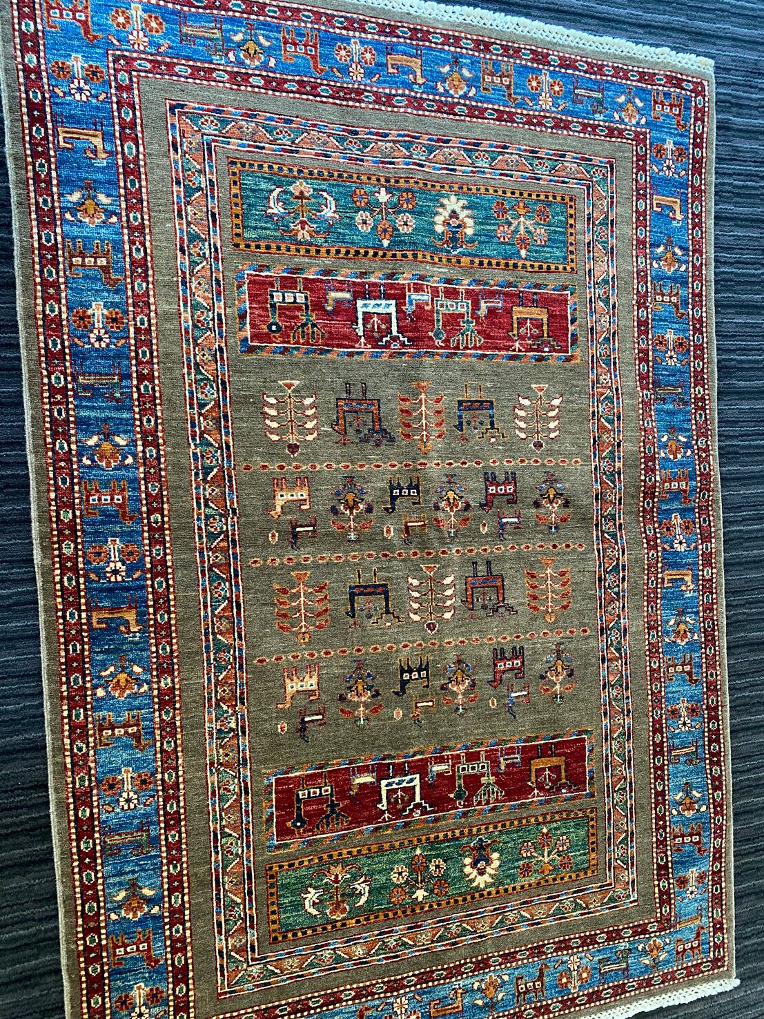 1.8 X 1.26 M Masterpiece Super Chobi Afghan Rug - Image 5