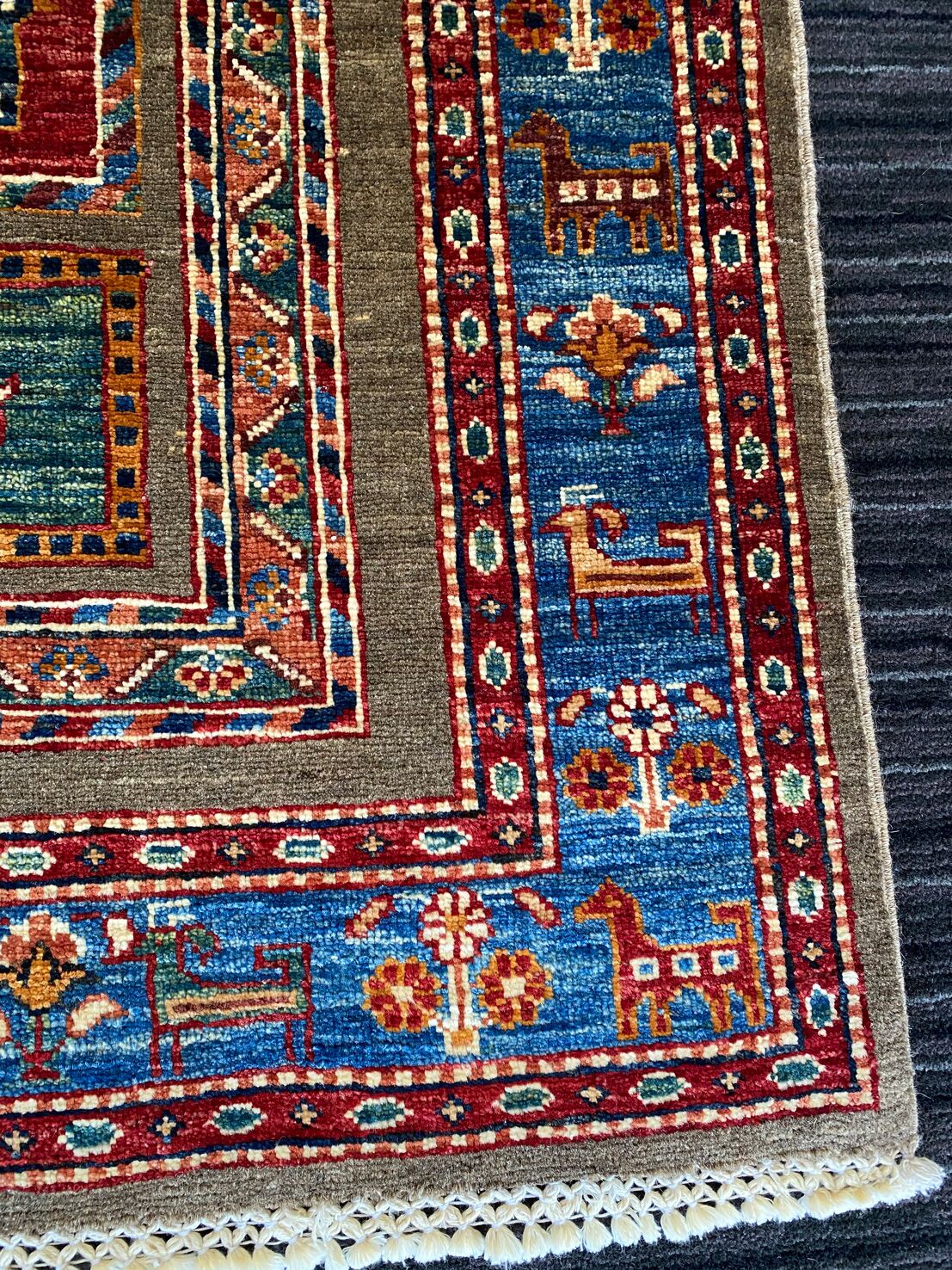 1.8 X 1.26 M Masterpiece Super Chobi Afghan Rug - Image 6