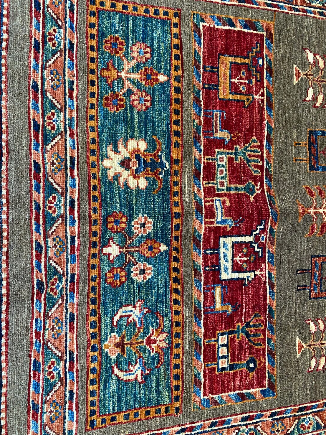 1.8 X 1.26 M Masterpiece Super Chobi Afghan Rug - Image 7