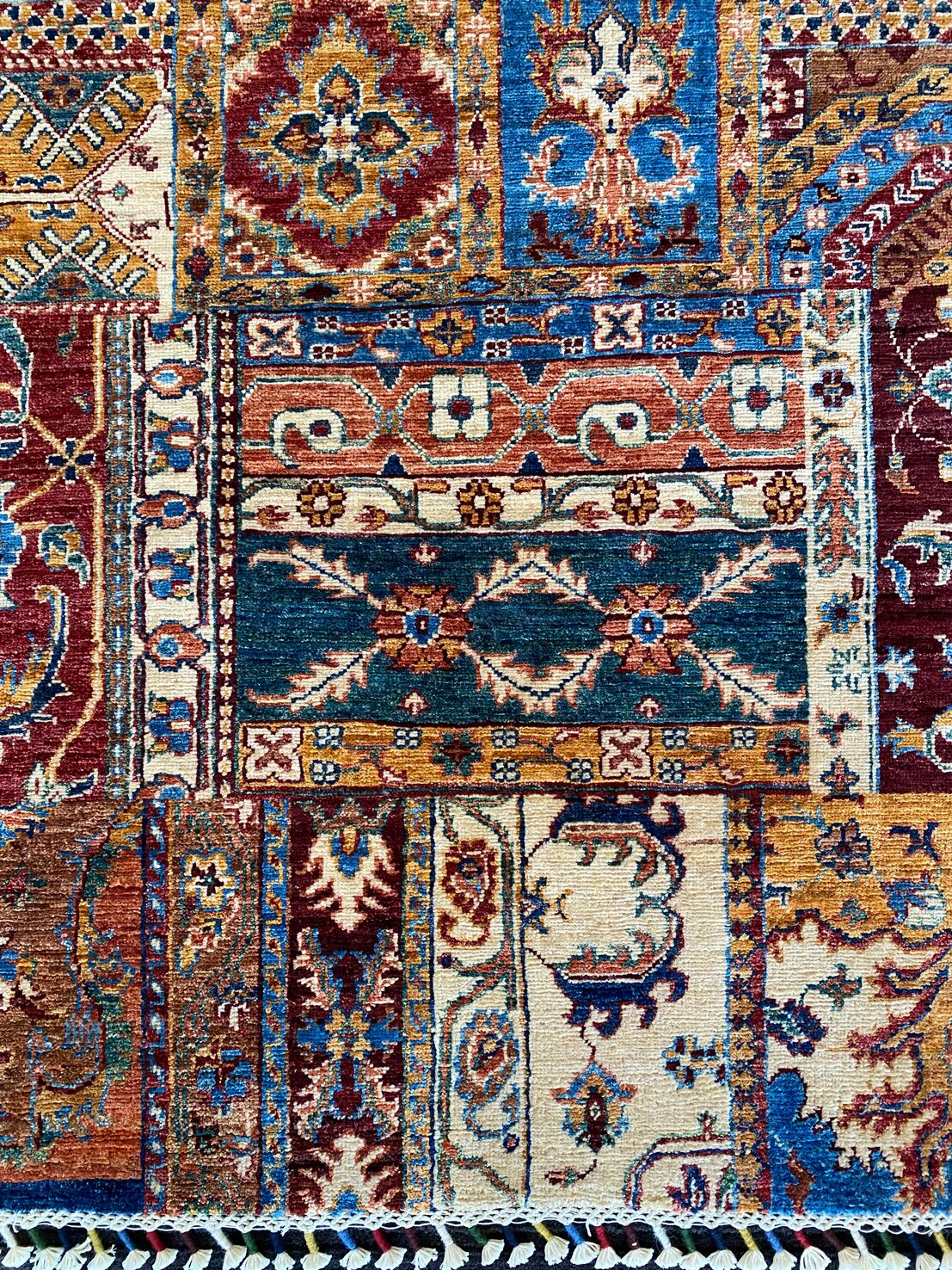 1.8 X 1.2 M Super Kazak Rug (Patch Work Design) - Image 3