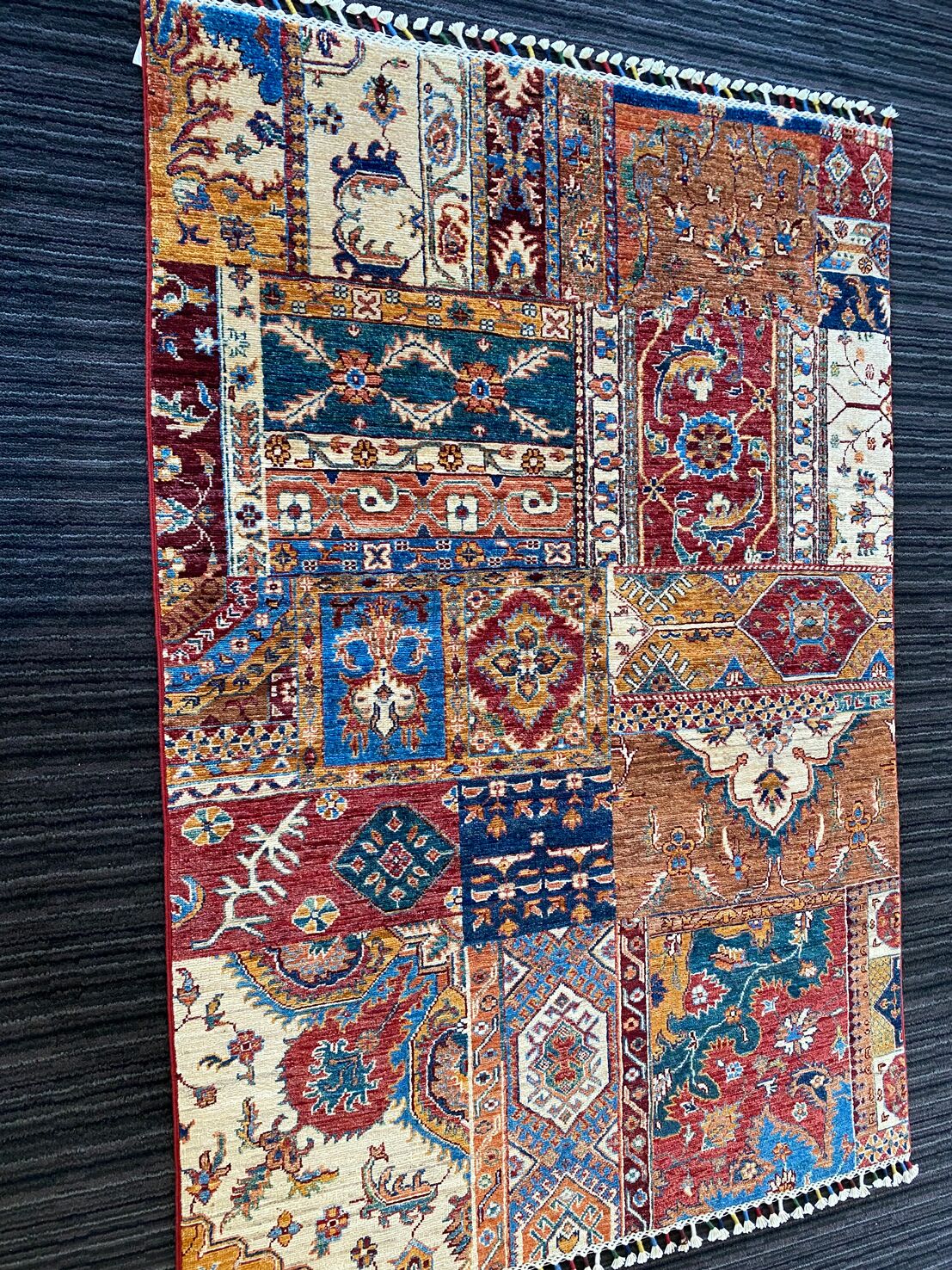 1.8 X 1.2 M Super Kazak Rug (Patch Work Design) - Image 5