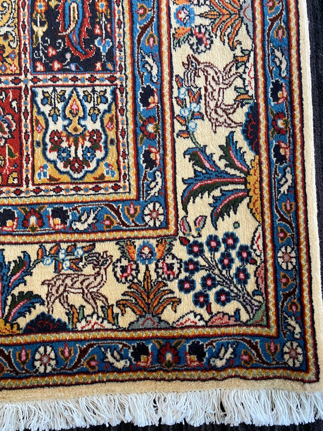 Vintage 2x1.5M Garden Design Persian Mood Rug - Image 7