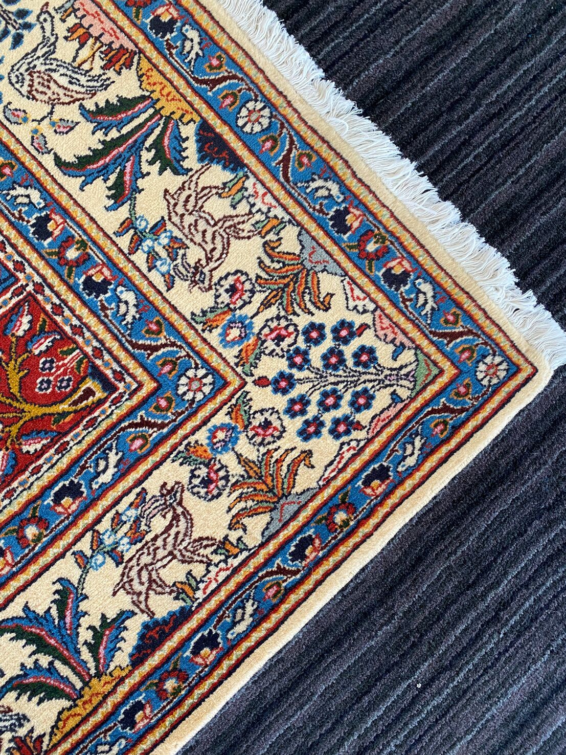 Vintage 2x1.5M Garden Design Persian Mood Rug - Image 5