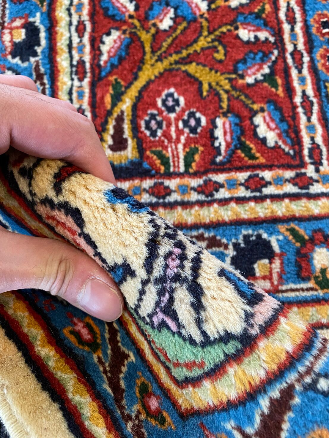 Vintage 2x1.5M Garden Design Persian Mood Rug - Image 8