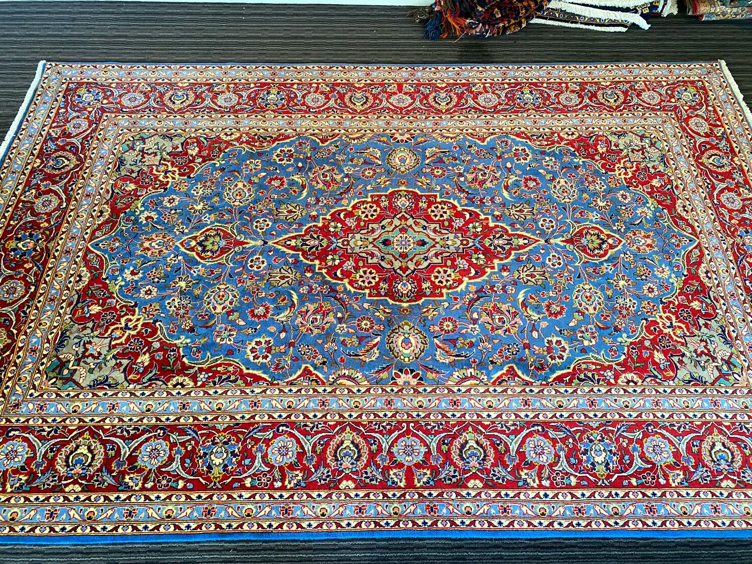 3x2M Royal Traditional Persian Kashan Rug - Image 3