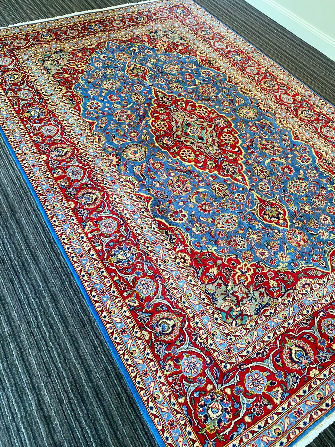 3x2M Royal Traditional Persian Kashan Rug - Image 7