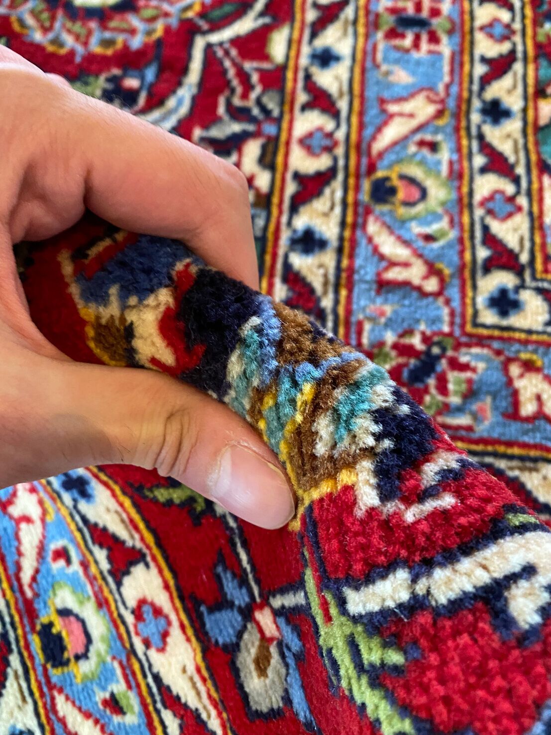3x2M Royal Traditional Persian Kashan Rug - Image 8