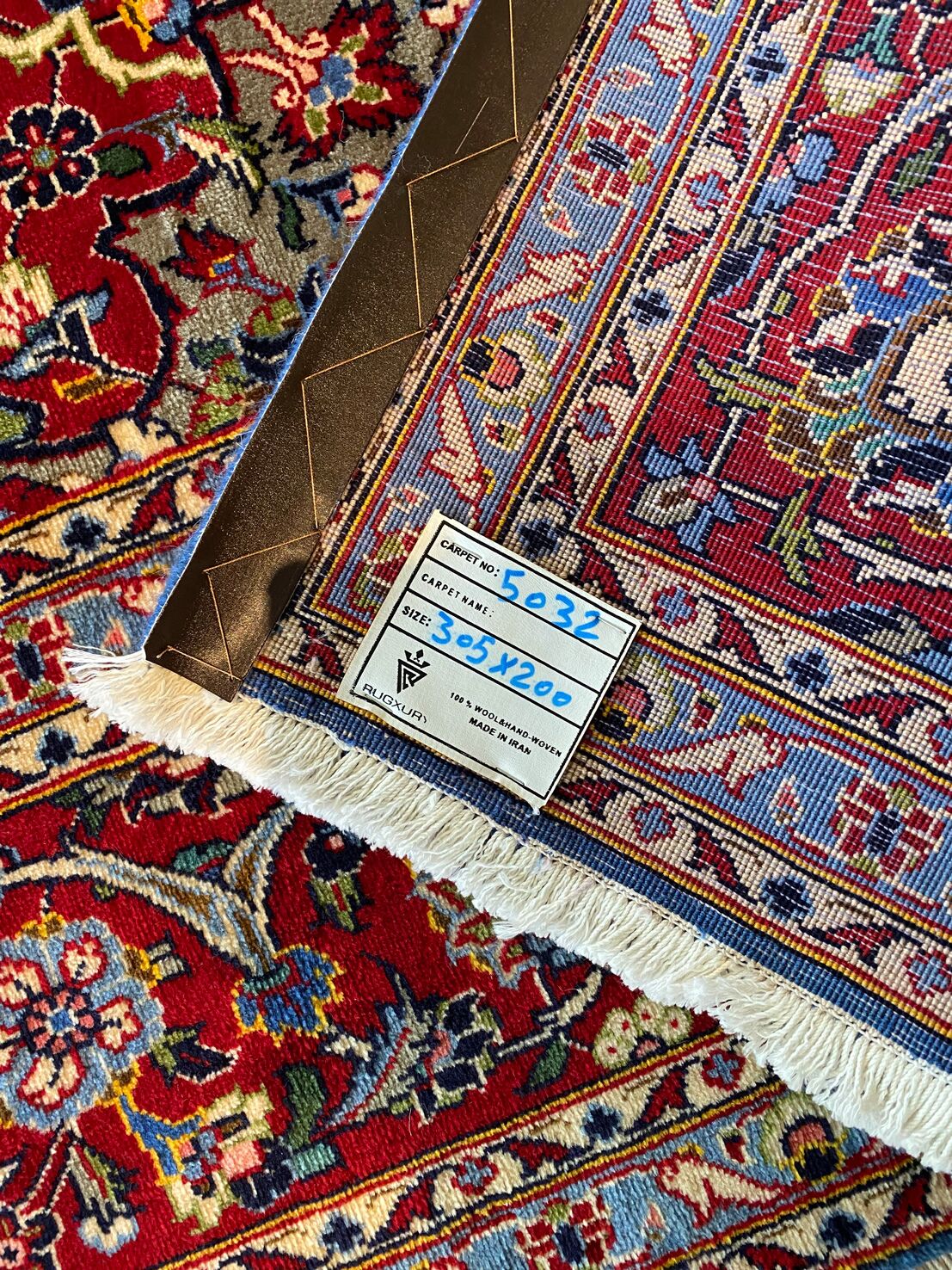 3x2M Royal Traditional Persian Kashan Rug - Image 9