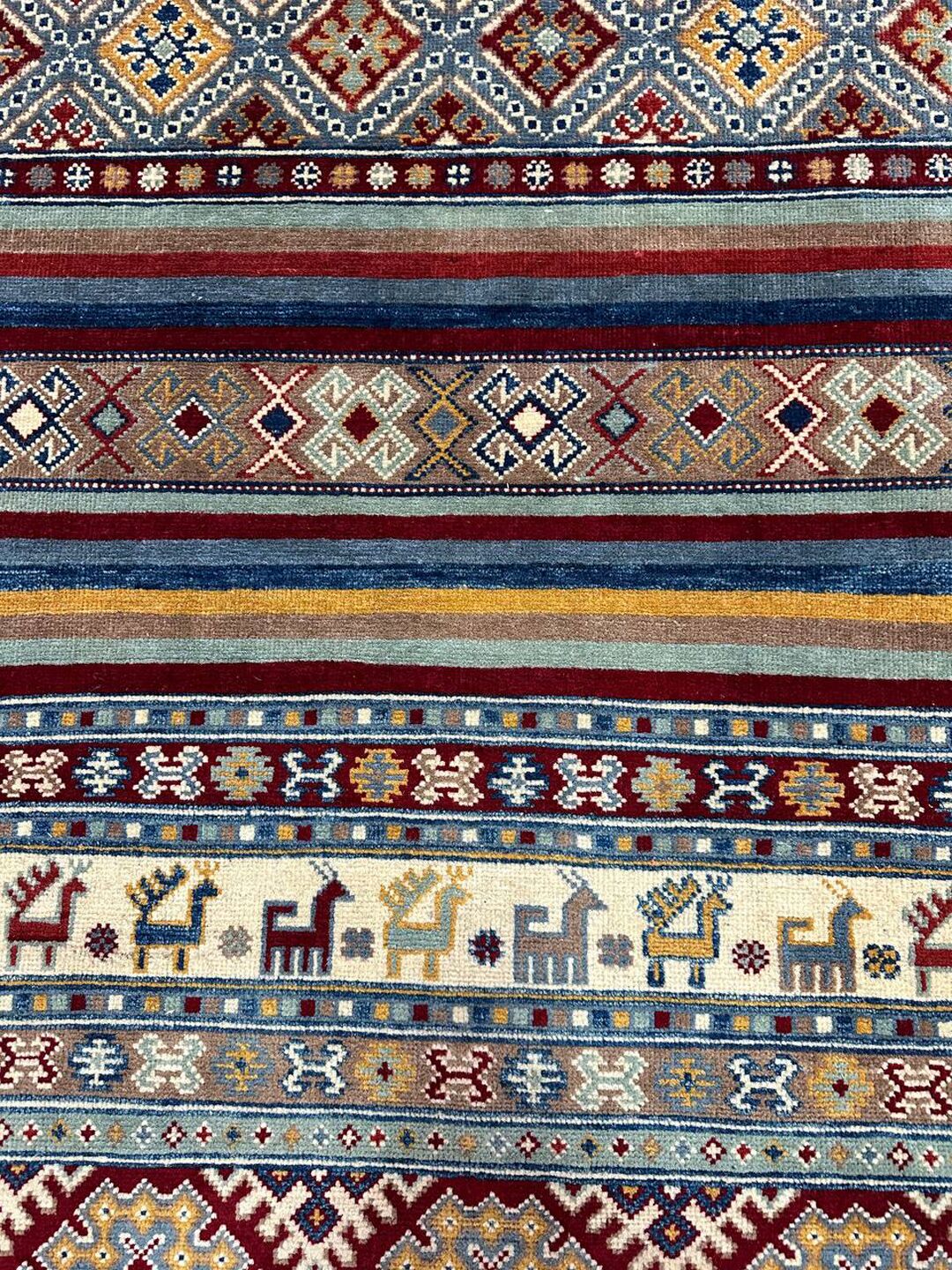 2.9 m Super Kazak Afghan Runner - Image 7