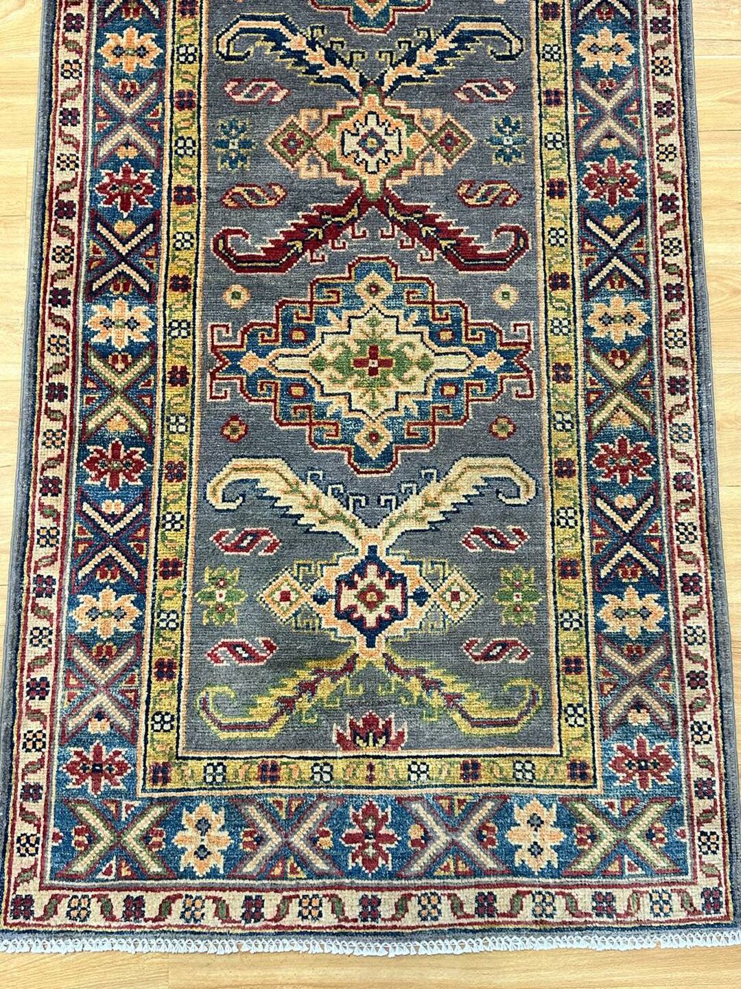 3m Kazak Afghan Runner - Image 3