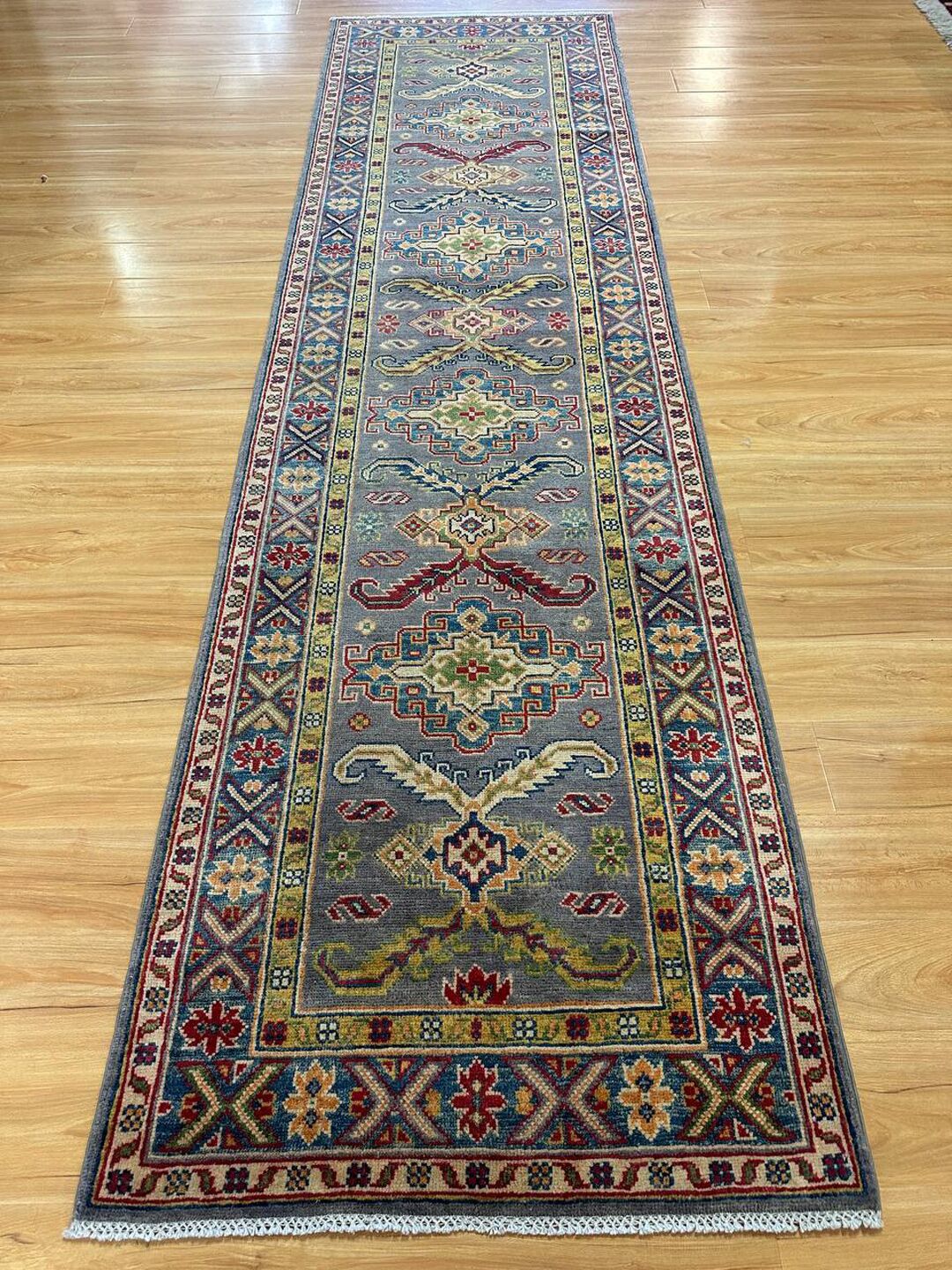 3m Kazak Afghan Runner - Image 2