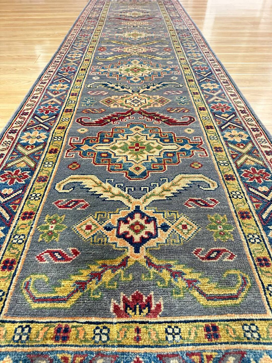 3m Kazak Afghan Runner - Image 7