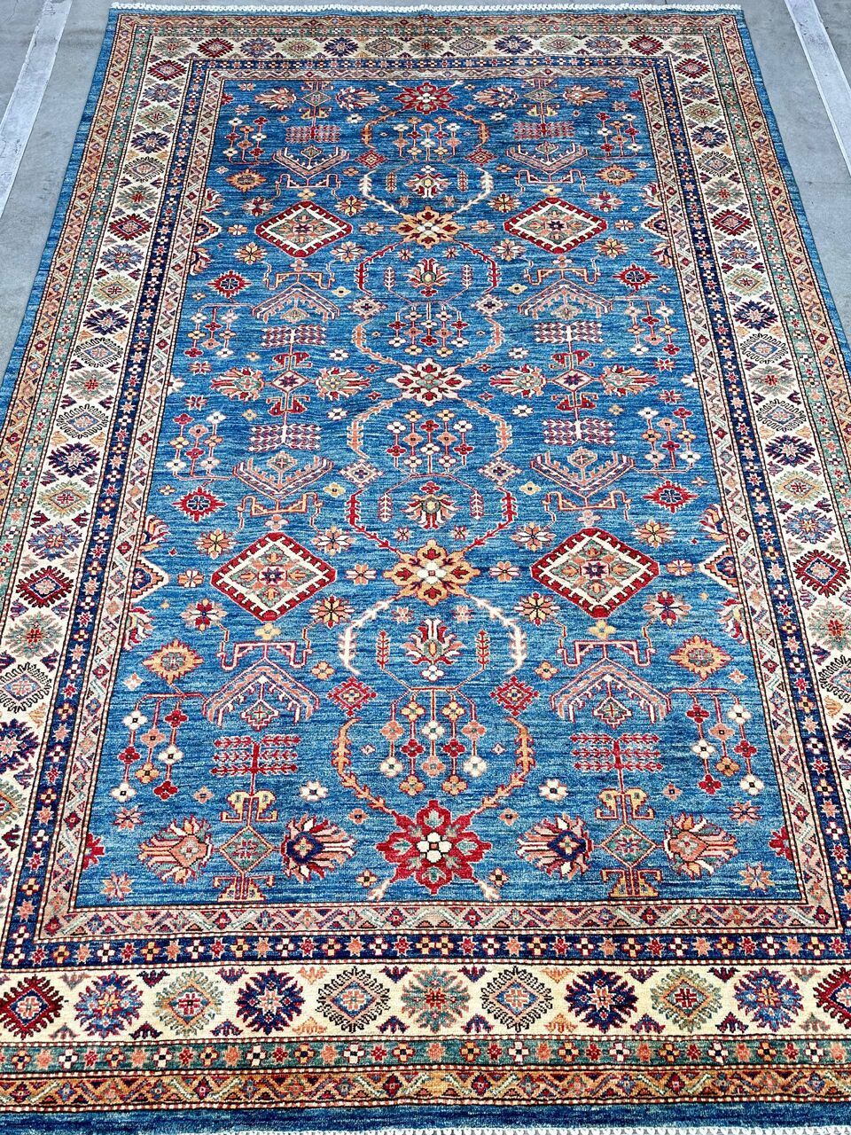 3X2 M Super Kazak Afghan Rug - Image 2